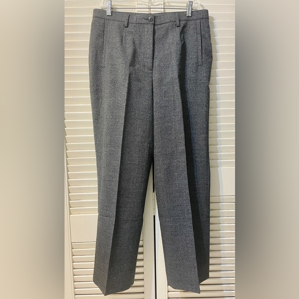 Plaid Dress Trousers